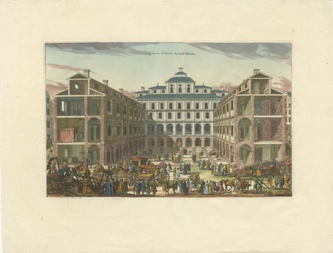 The Southern Courthouse of Stockholm: An Engraving by Willem Swidde, 1691, view 2