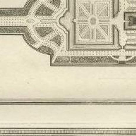 Antique Print of Meerestein Castle in the Netherlands, circa 1730, close-up 1