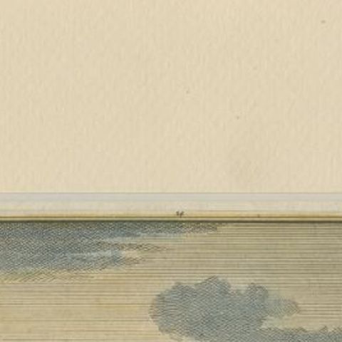 Antique Print of 'Huis Waterloozewerve' Castle in Aagtekerke, the Netherlands, close-up 1