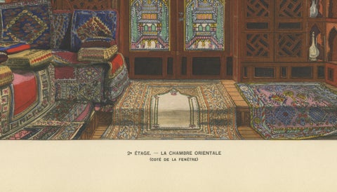 The Oriental Chamber: An Ottoman Interior of Textiles and Carved Wood, 1900, close-up 4