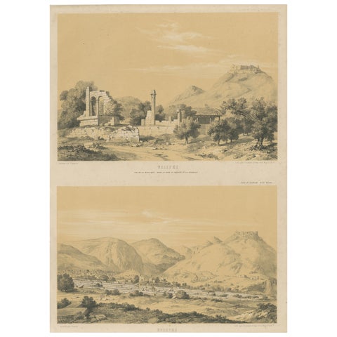 Selefke, Views of the Basilica and Citadel in Cilicia, Asia Minor by de Labode