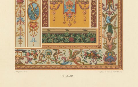 18th Century French Decorative Panels, Neoclassical and Chinoiserie Motifs, close-up 1